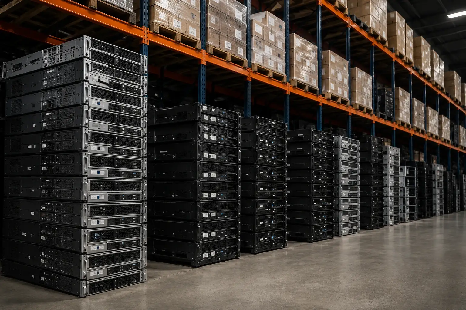 Tier 1 Data System warehouse and IT hardware