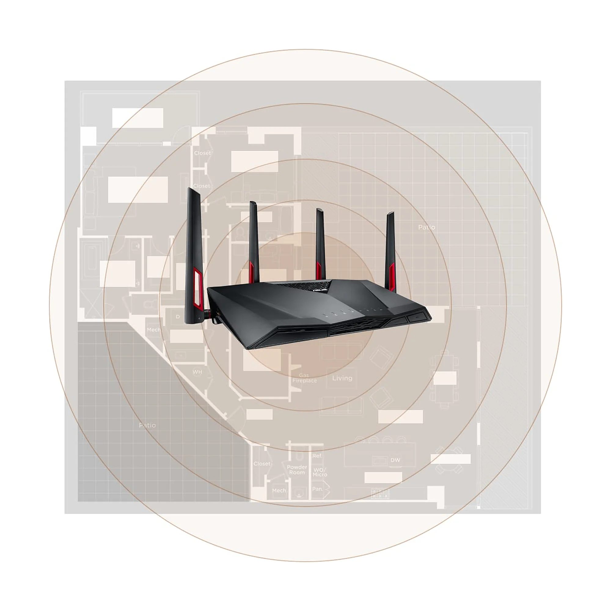 ASUS RT-AC88U AC3100 Dual-Band Gigabit Wi-Fi Gaming Router