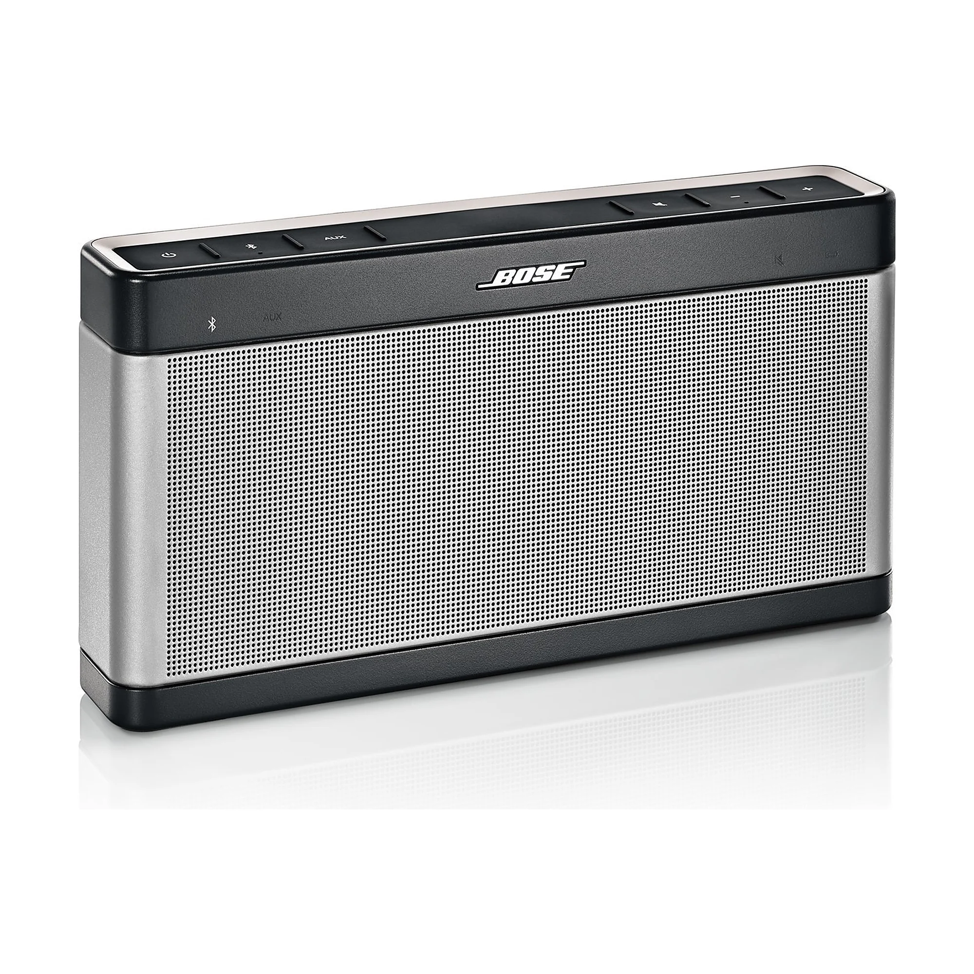 Bose SoundLink III Bluetooth Speaker, Black/Silver