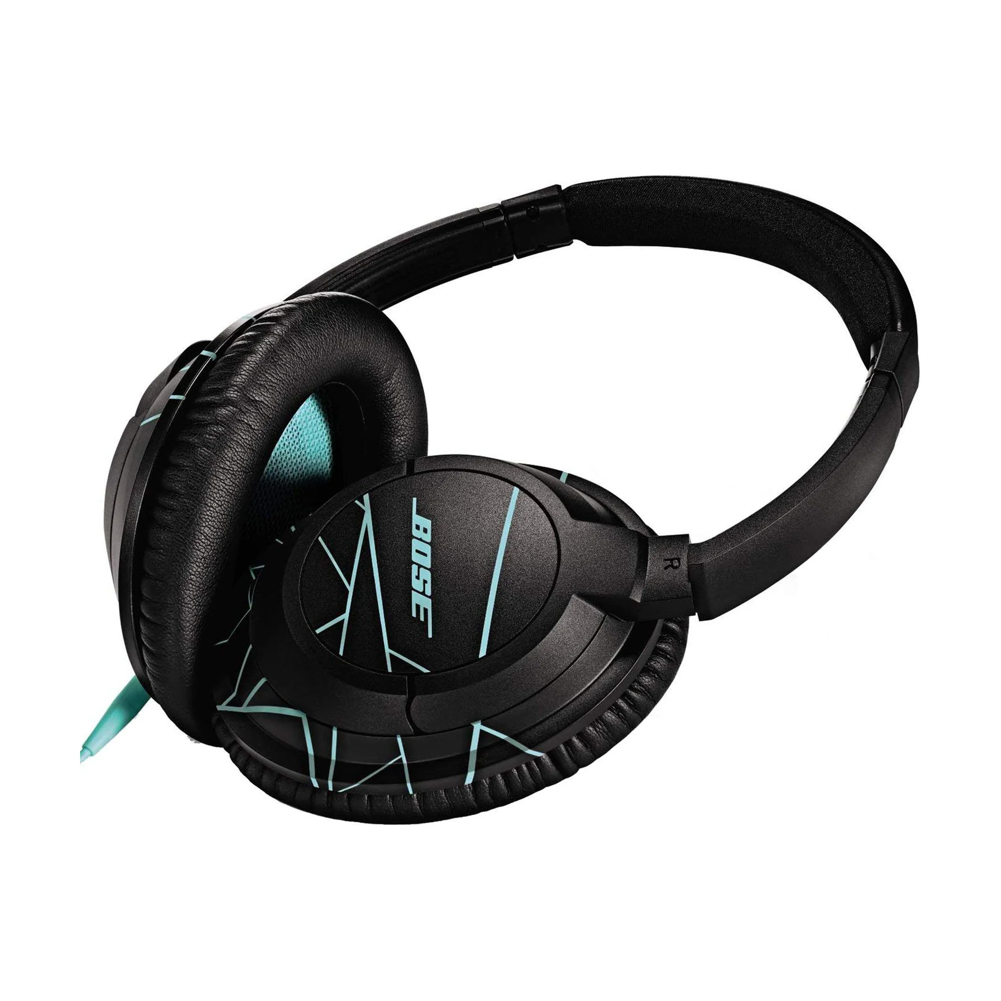 Bose SoundTrue Wired Headphones, Black/Mint
