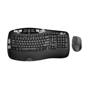 Logitech MK570 Wireless Wave Keyboard and Mouse Combo, Black