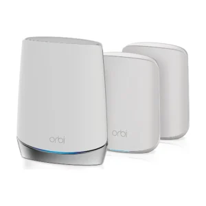 NETGEAR Orbi RBK653 Tri-Band Wi-Fi 6 Mesh System, 3-Piece