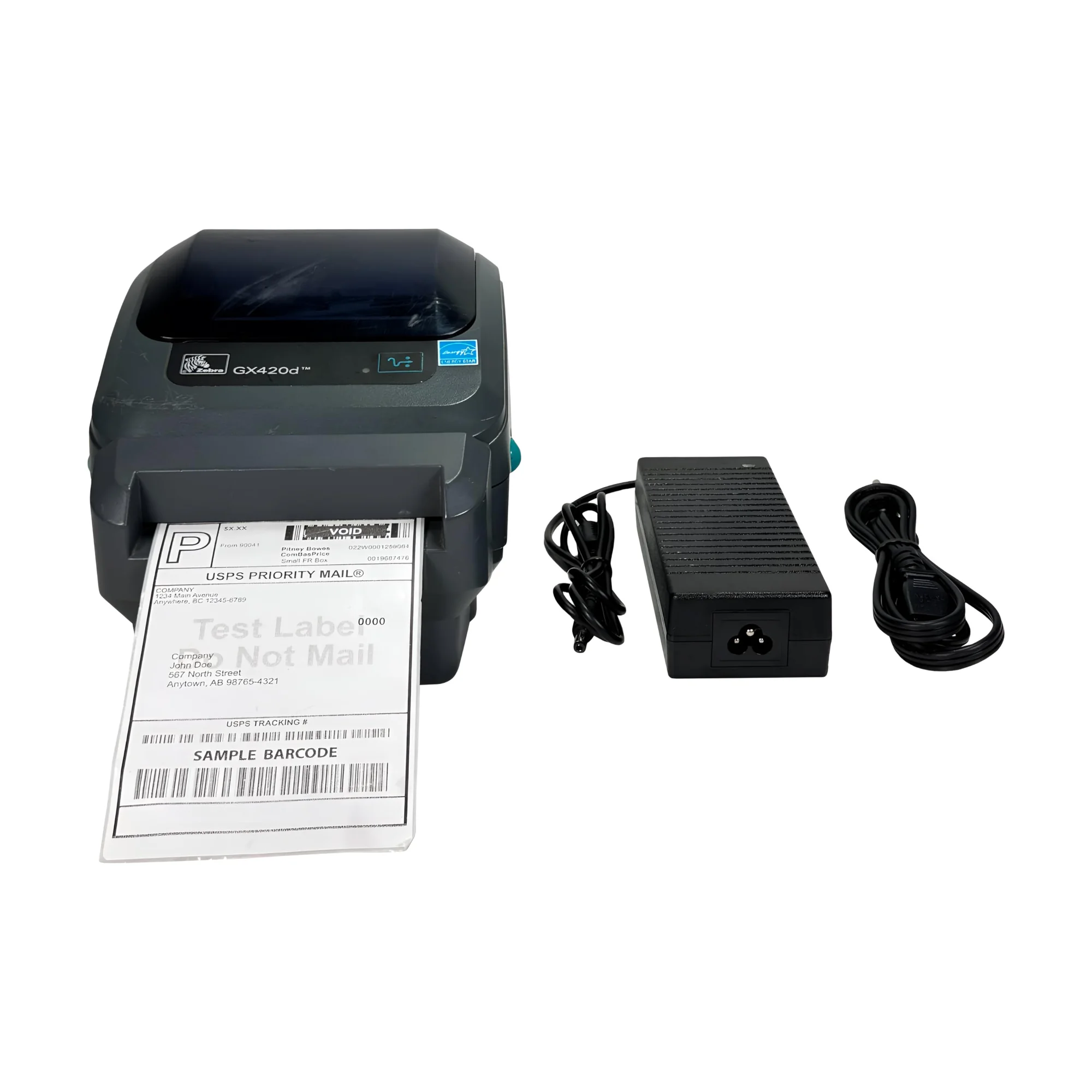 Zebra GX420d Direct Thermal Label Printer, USB/Serial/Parallel